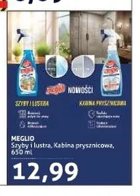 Płyn do szyb i luster Meglio promocja w Blue Stop