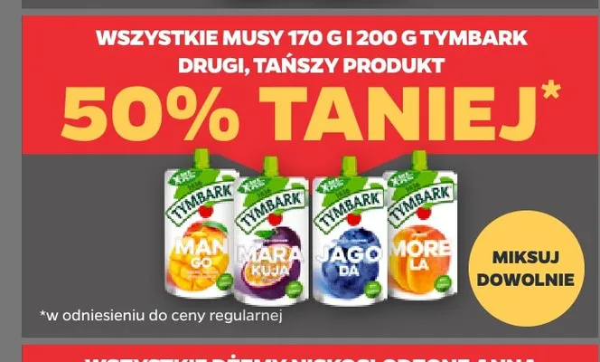 Musy Tymbark promocja w Netto