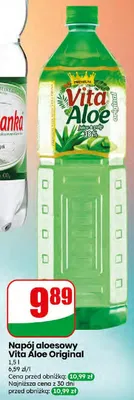 Napój aloesowy Vita Aloe Original promocja w Dino