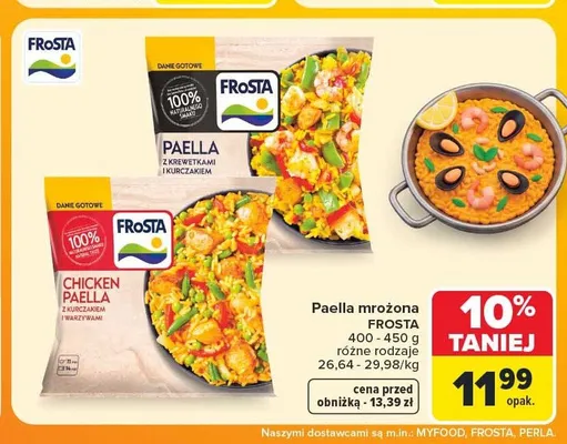 Chicken Paella mrożona Frosta promocja w Carrefour