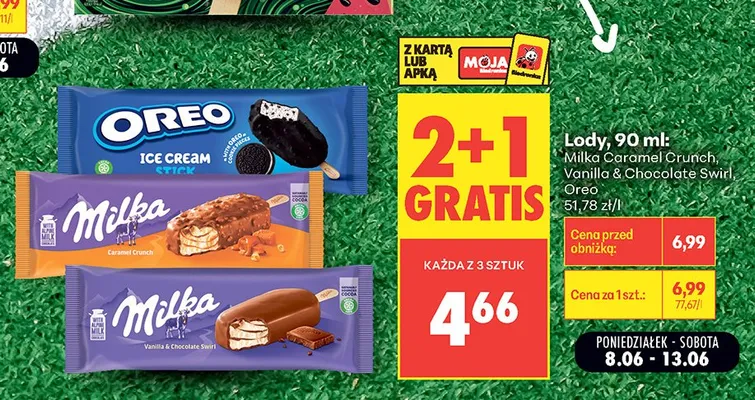 Lody Oreo promocja w Biedronka