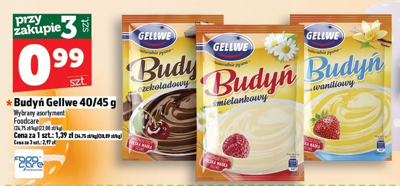 Budyń śmietankowy promocja w TOPAZ