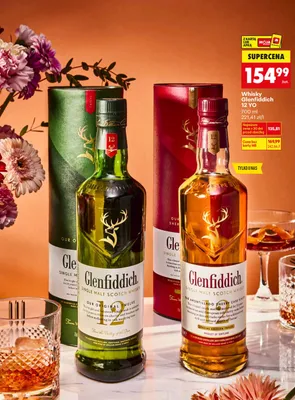 Whisky Glenfiddich 12 YO promocja w Biedronka
