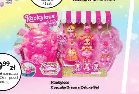 Zabawka Kookyloos Cupcake Dreams Deluxe Set promocja w Empik