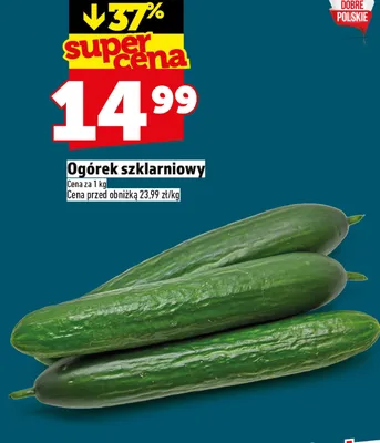 Ogórek szklarniowy promocja w TOPAZ