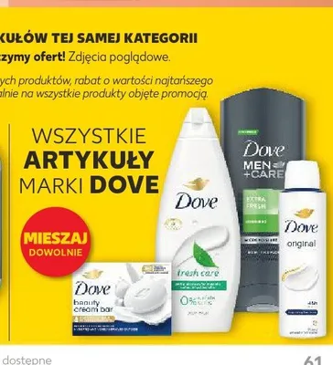 Artykuły marki Dove promocja w Kaufland