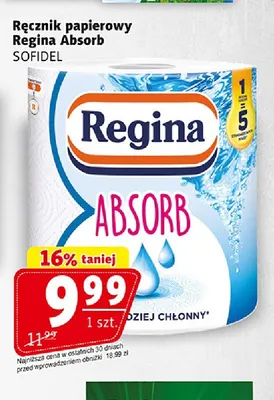 Ręcznik papierowy Regina Absorb promocja w Prim Market