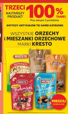 Orzechy i mieszanki orzechowe Kresto promocja w Kaufland