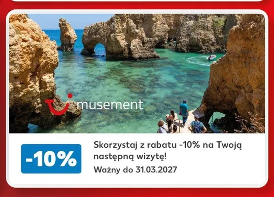 Rabat 10% na następną wizytę Musement promocja w Kaufland