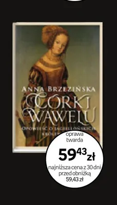 Książka Córki Wawelu oprawa twarda promocja w Empik