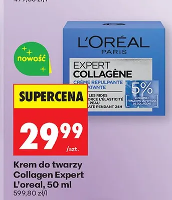 Krem do twarzy Collagen Expert L'oreal promocja w Biedronka