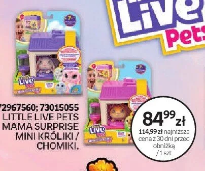 Zabawka LITTLE LIVE PETS mama surprise mini króliki promocja w Dzień Dziecka