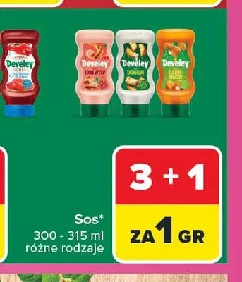 Sos Develey promocja w Carrefour
