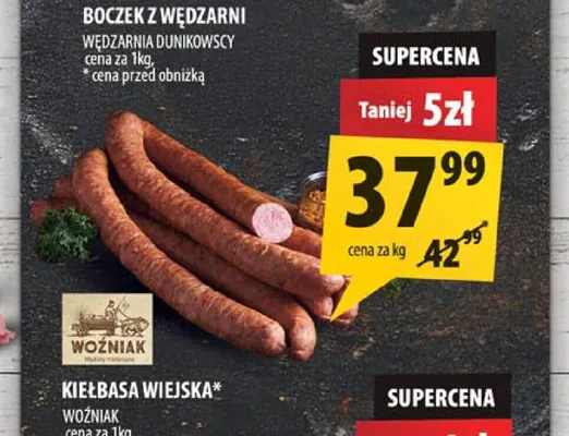 Kiełbasa wiejska Woźniak promocja w Arhelan
