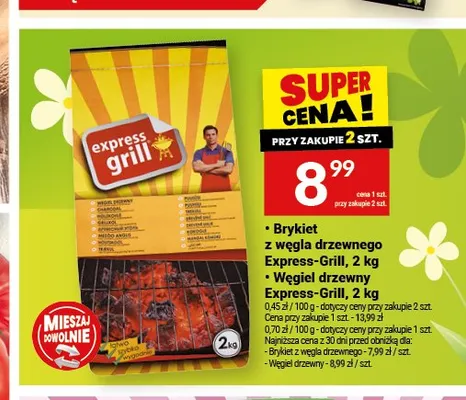 Węgiel drzewny Express-Grill promocja w Twój Market