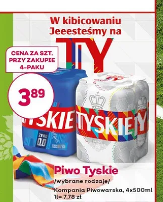 Piwo Tyskie Gronie 4-pak 500ml promocja w Bliski