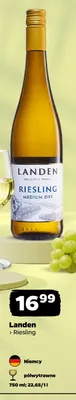 Wino białe Landen Riesling promocja w Netto