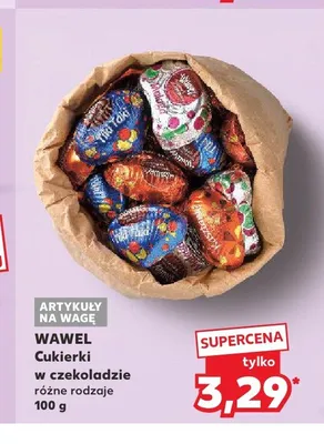 Cukierki w czekoladzie Wawel na wagę promocja w Kaufland