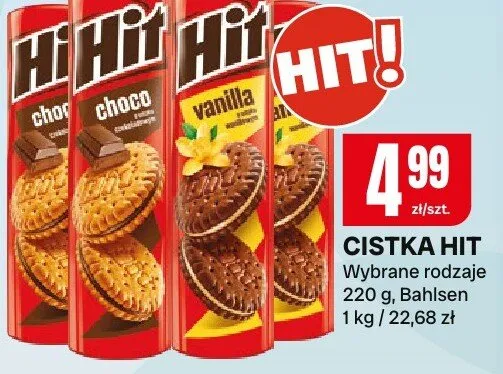 Ciastka hit promocja w Chorten