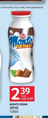 Monte Drink Zott promocja w Selgros