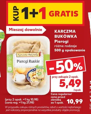 Pierogi Ruskie Karczma Bukówka promocja w Kaufland
