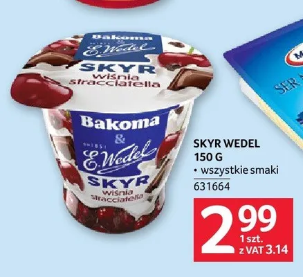 Skyr E.Wedel promocja w Selgros
