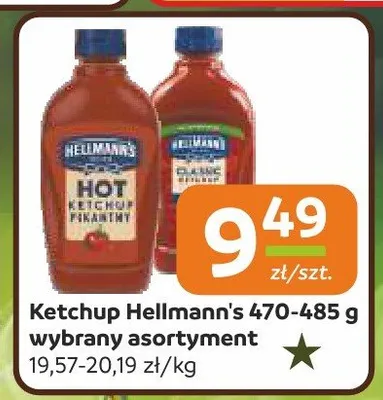 Ketchup pikantny Hellmann's promocja w Społem Częstochowa