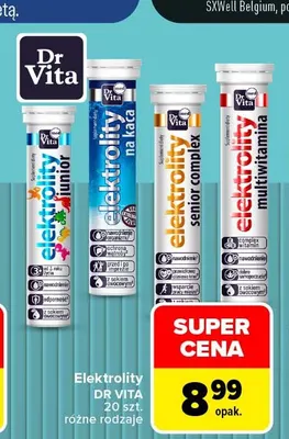 Elektrolity Dr Vita junior promocja w Carrefour