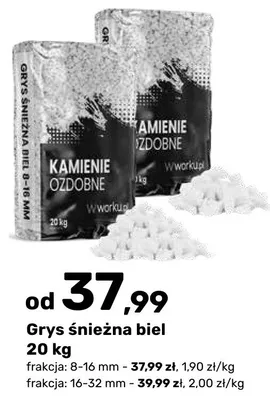 Grys śnieżna biel promocja w Bricomarche