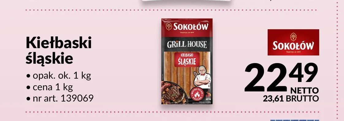Kiełbasa wiejska Sokołów promocja w Makro
