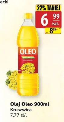 Olej rzepakowy Oleo promocja w API Market