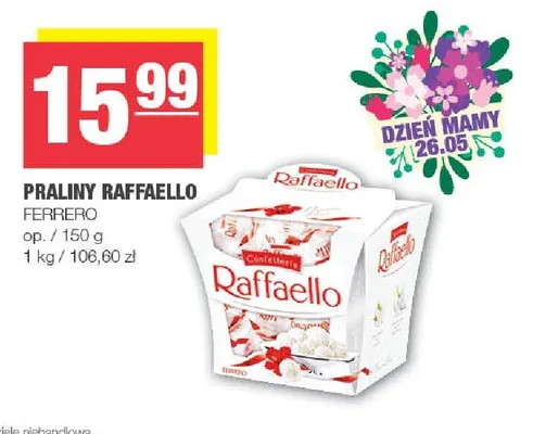 Praliny Raffaello Ferrero promocja w SPAR