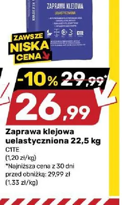 Zaprawa klejowa uelastyczniona Atlas promocja w Bricomarche