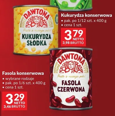 Fasola konserwowa Dawtona wybrane rodzaje promocja w Makro