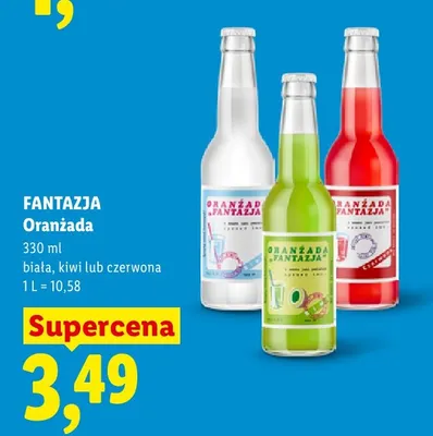 Oranżada Fantazja biała promocja w Lidl