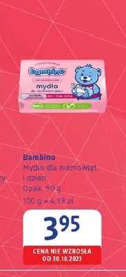 Mydło dla niemowląt i dzieci Bambino promocja w Drogerie DM