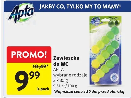 Zawieszka do WC promocja w Intermarche