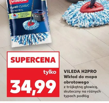 Wkład do mopa obrotowego promocja w Kaufland