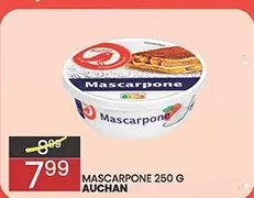 Mascarpone Auchan promocja w Wafelek