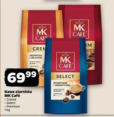 Kawa ziarnista Select 1 kg promocja w Netto