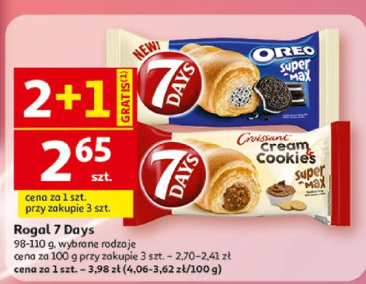 Rogal 7 Days Oreo super max promocja w Auchan