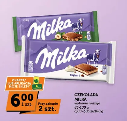 Czekolada Milka z orzechami laskowymi promocja w ABC