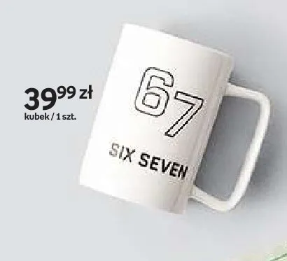 Kubek 67 Six Seven promocja w Empik