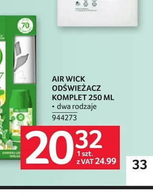 Odświeżacz komplet Air Wick promocja w Selgros