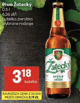 Piwo Żatecky 0,5l promocja w Delikatesy Centrum