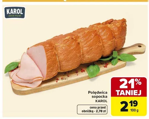 Polędwica sopocka KAROL promocja w Carrefour