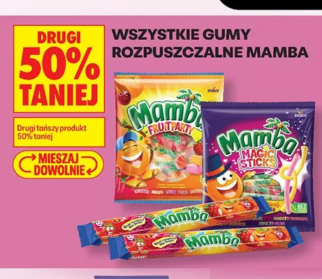 Gumy rozpuszczalne Mamba Fruit Party promocja w Biedronka