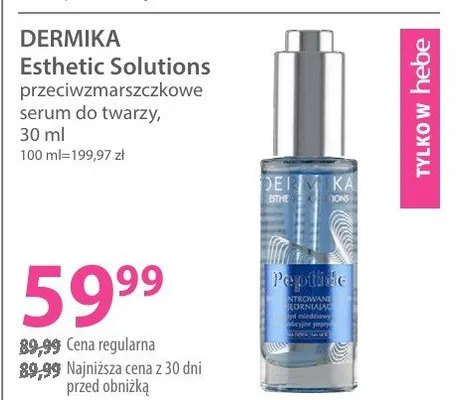 Esthetic Solutions przeciwzmarszczkowe serum do twarzy promocja w Hebe