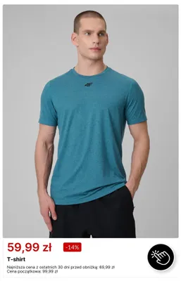 T-shirt 4F promocja w 4F