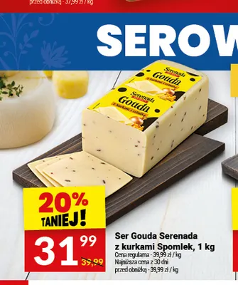 Ser Gouda Serenada z kurkami Spomlek promocja w Twój Market